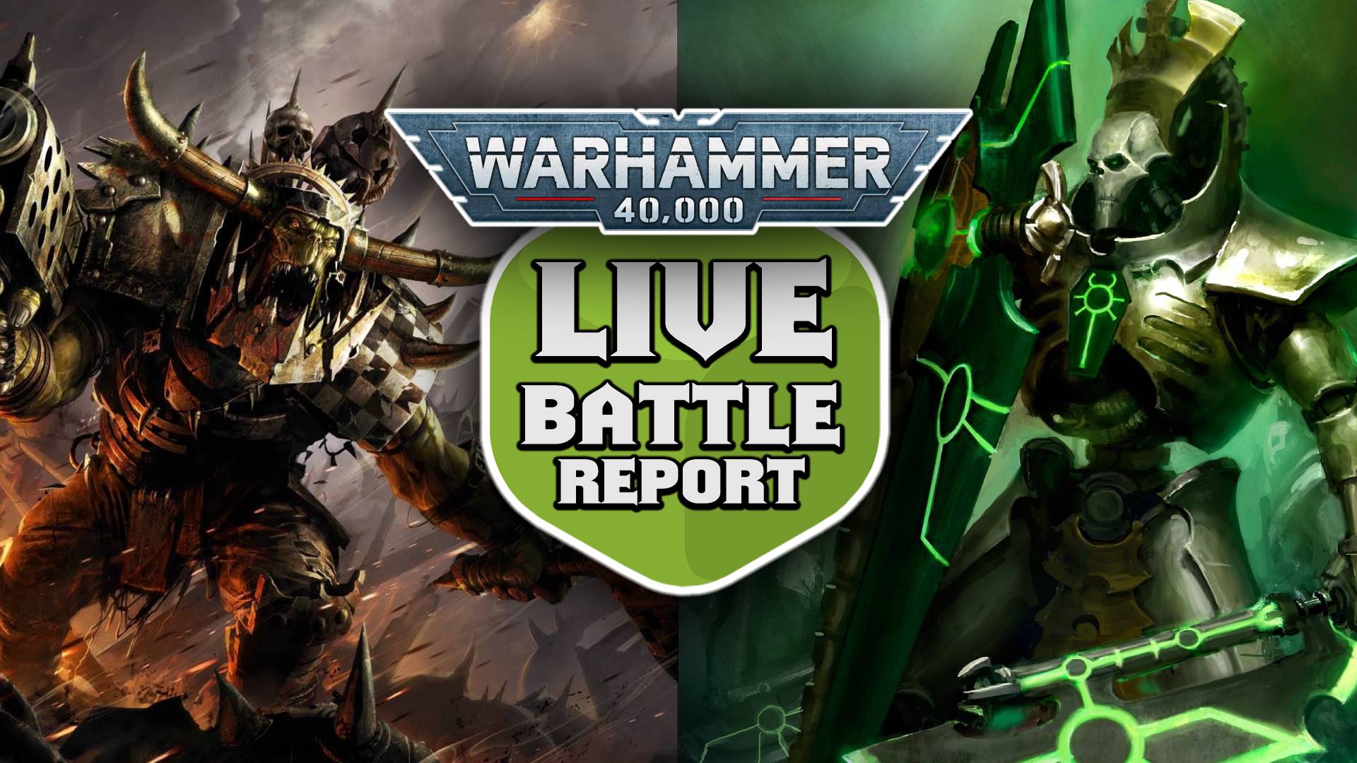 Lists for Orks vs Necrons Warhammer 40k Live Battle Report